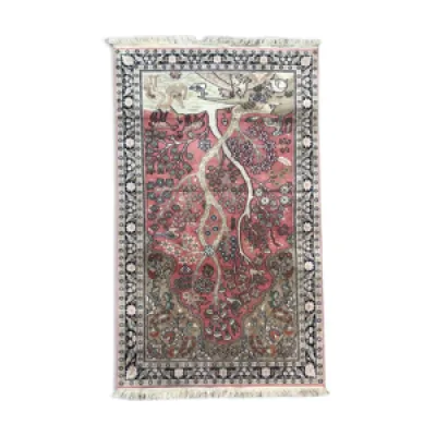 tapis vintage cachemire - soie