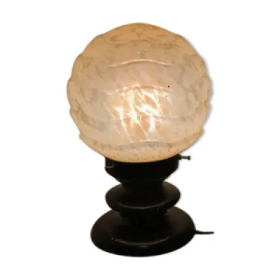 lampe vintage globe verre