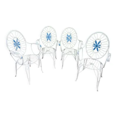4 fauteuils provençaux - fer