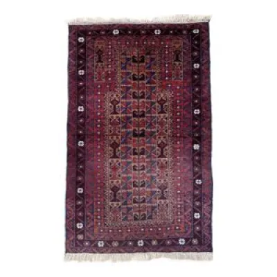 Handmade vintage rug - 135cm