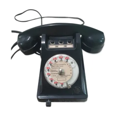Téléphone ptt noir - 1960