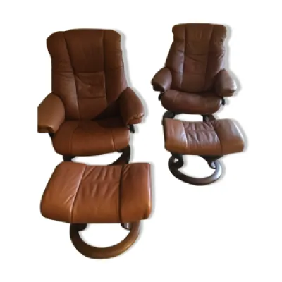 Paire de fauteuils inclinables - relaxation