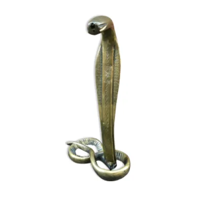 Serpent porte-encens - laiton