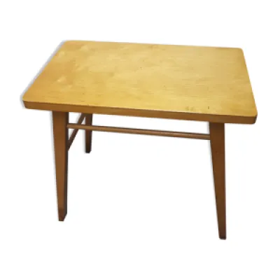 Table vintage scandinave - bois blond