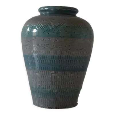 Vase vintage 60's Aldo - bitossi rimini blu
