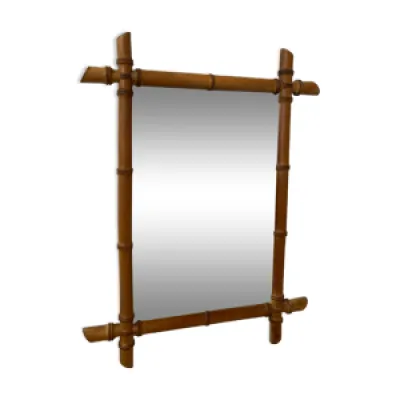 Miroir encadrement bambou