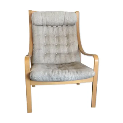 Vintage Danish beech - lounge chair