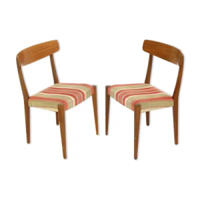 2 chaises en teck, Skaraborgs - 1960