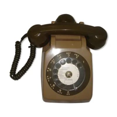 Ancien téléphone ptt - 1970 vert
