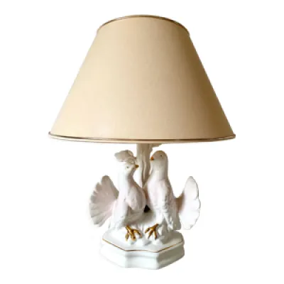 Lampe vintage en céramique - colombes