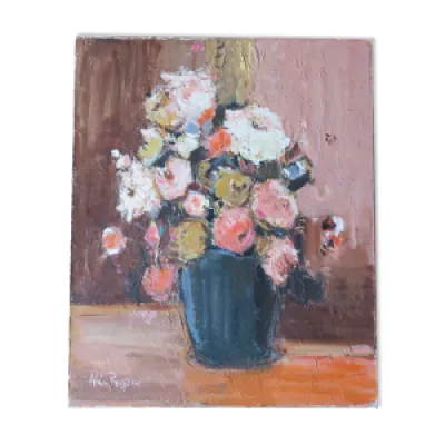 Tableau, peinture d'un - bouquet fleurs