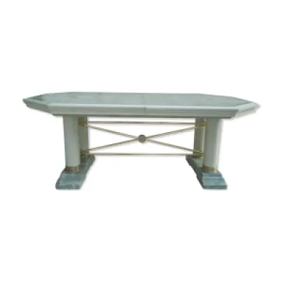 Table vintage style empire - laiton formica