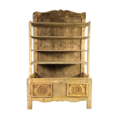 ancien meuble de commerce - bois