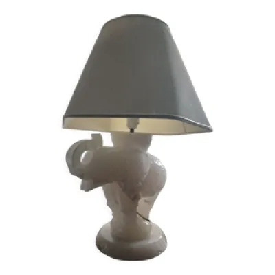 lampe éléphant albâtre - 1970