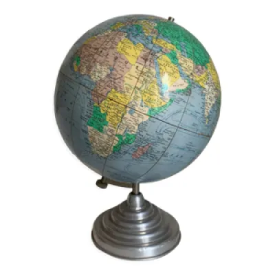 Globe vintage 1950 terrestre - thomas