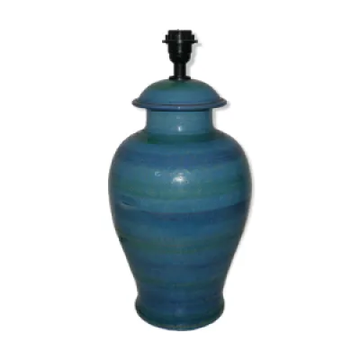 Pied de lampe en céramique - blue londi