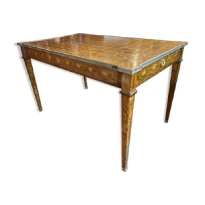 table bureau Louis XVI - laiton