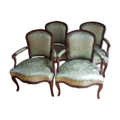 Suite 4 fauteuils époque - 1760