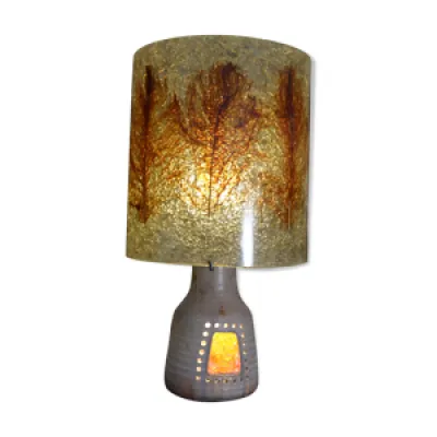 Lampe vintage en céramique - 1960 accolay