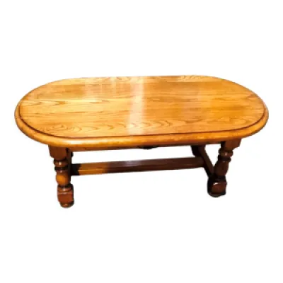 Table basse bois massif - tiroir