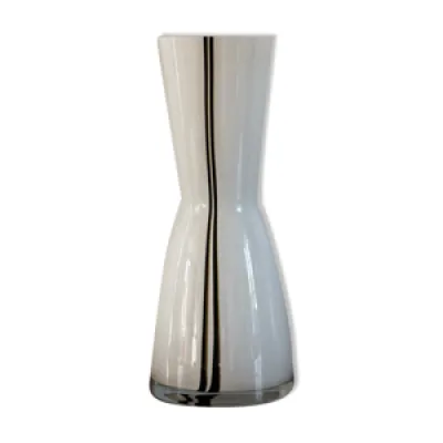 Vase vintage en verre - opaque
