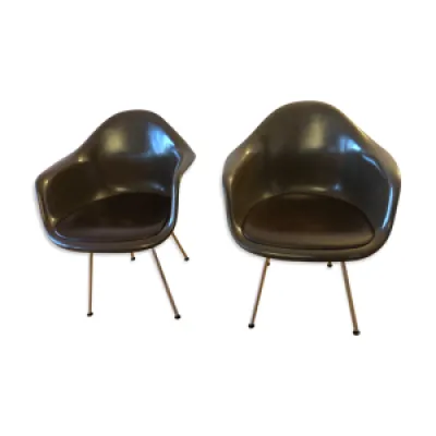 2 fauteuils DAX de Charles - eames 1970