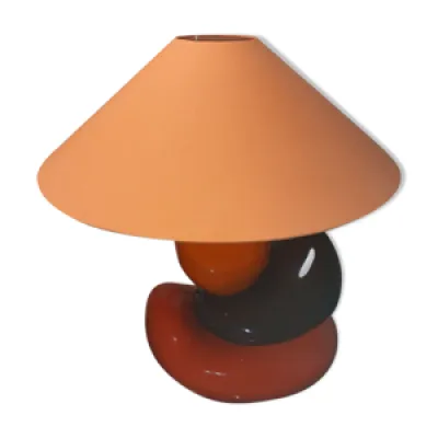 Lampe galet francois - chatain