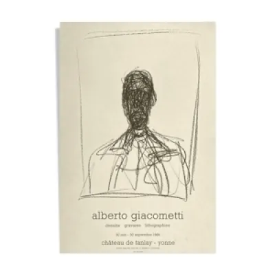 Alberto Giacometti affiche château