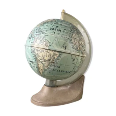 Globe vintage lumineux