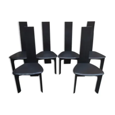 6 chaises Bob et Dries - 1970 design