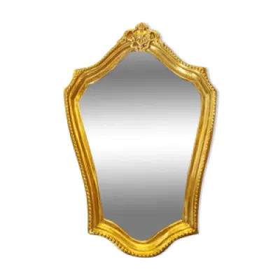 miroir doré 47 cm x