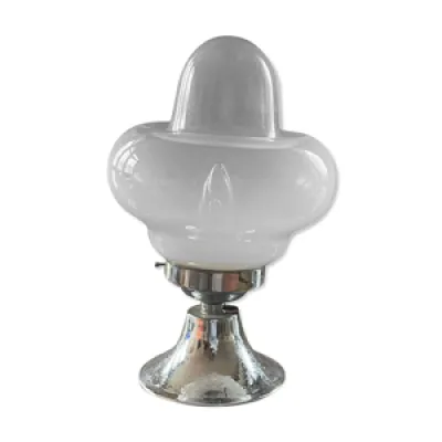 Lampe vintage champignon - opaline
