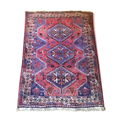 Tapis vintage shiraz - mains laine
