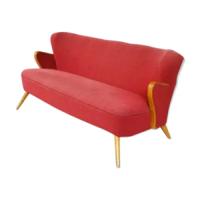 Sofa scandinave danois - rouge
