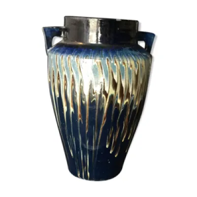 Vase en céramique vernissée - deux anses