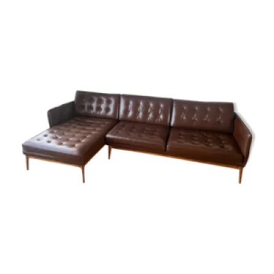 Canapé d'angle Elgin - cuir