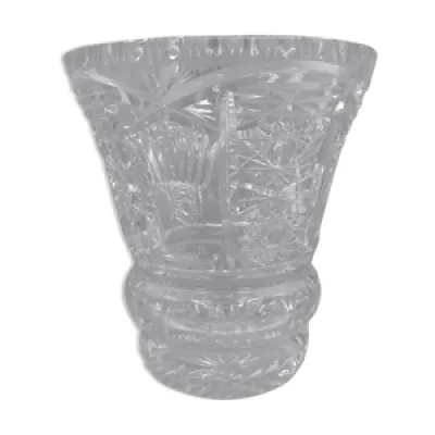 Vase vintage taillé - facettes