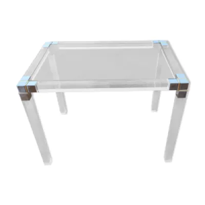 Table d'appoint moderne - verre
