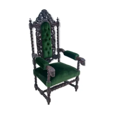 fauteuil trône France - vers