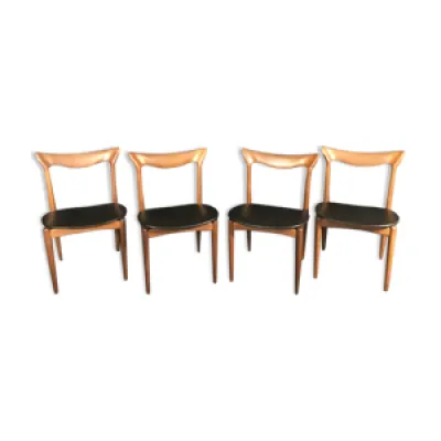 Série de 4 chaises scandinaves - bramin