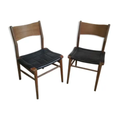 Paire de chaises scandinave - anciennes