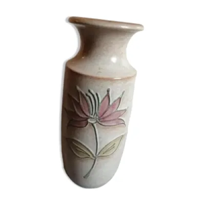 Vase en lave grasse signé - scheurich