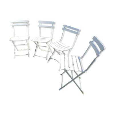 Ensemble de 4 anciennes - chaises