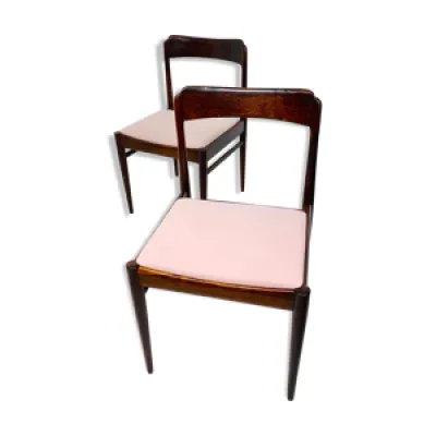chaises danoises en palissandre - milieu