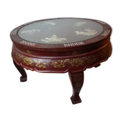 Table basse chinoise - ronde