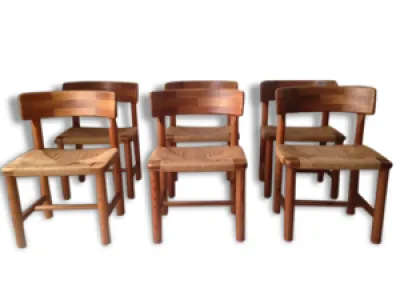 Ensemble de 6 chaises - design