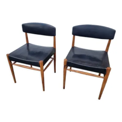 2 chaises scandinave - 1960