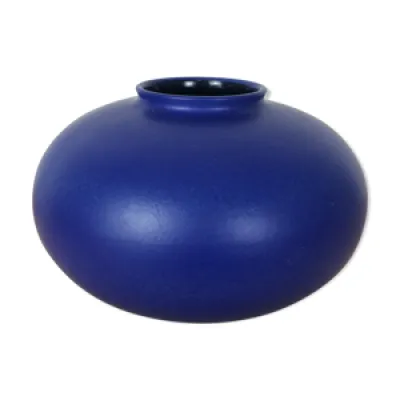 Vase pansu céramique - bleue