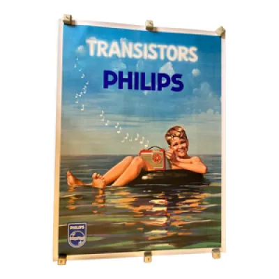 Affiche Philips Transistor - 1958
