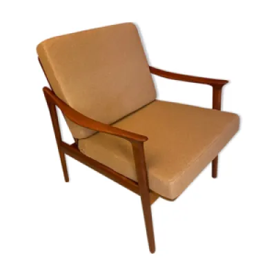 fauteuil en teck norvégien - 1960